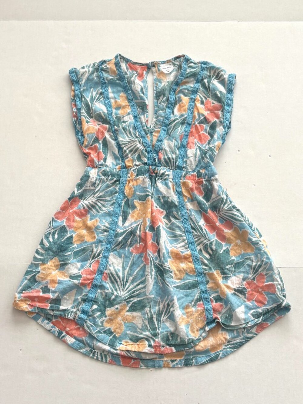 Abercrombie & Fitch Girls Floral Swim Cover Up Size 11/12